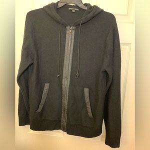 Grayson & Dunn Men’s Black Sweater W/ Hood Sz L